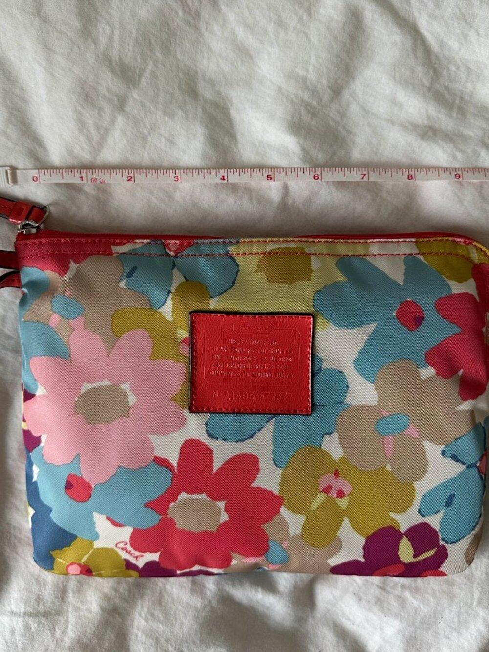 Coach Floral Nylon Packable Weekend Bag (F77572) NWT